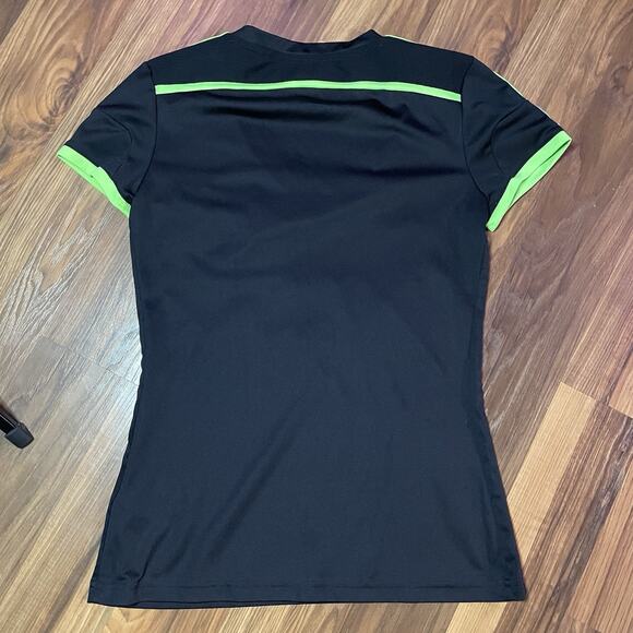 Adidas Women’s S Seattle Sounders FC 2014/2015 Pitch Black Xbox Third Kit Jersey - Picture 3 of 8